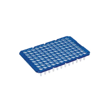 twin.tec 96孔PCR板, 无裙边, 低通量, 蓝色, 可拆分, 20块，0030133382，Eppendorf，艾本德