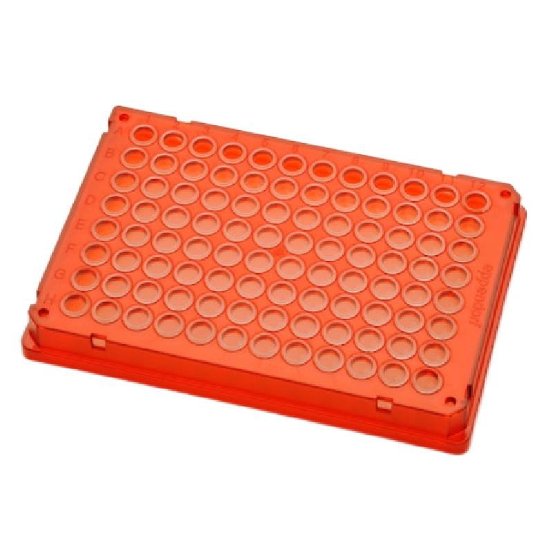 twin.tec 96孔PCR板, 全裙边(孔无色), 红色, 300块，0030128850，Eppendorf，艾本德