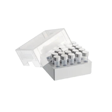 储存盒 5x5, 可放置25个内旋盖冻存管, 2个, 3", 高76.2 mm, 聚丙烯材质, 可耐受 -86 °C, 可高温高压灭菌, 带盖和数字字母标识，0030140613，Eppendorf，艾本德