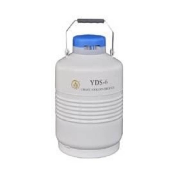 贮存型液氮生物容器，6L，口径50mm，含6个120mm高的提筒，YDS-6，金凤