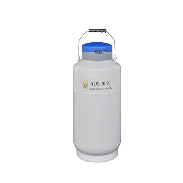 贮存型液氮生物容器，10L，口径90mm，含6个120mm高的提筒，YDS-10-90，金凤