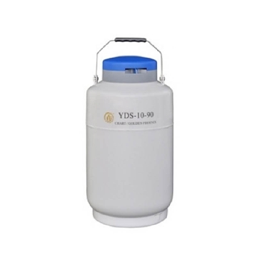贮存型液氮生物容器，12L，口径90mm，含6个120mm提筒，YDS-12-90-6，金凤
