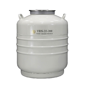 大口径液氮生物容器，35.5L，口径200mm，不配提筒，YDS-35-200，金凤
