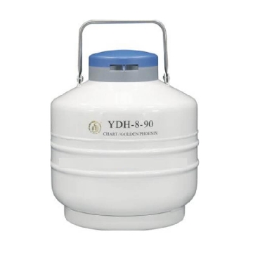 液氮罐，含6个127mm高的提筒，YDH-8-90，金凤