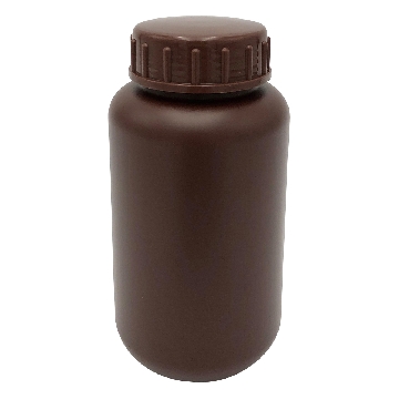 PE圆形标准瓶(棕色/广口) 500ml，10-3203-55，AS ONE，亚速旺