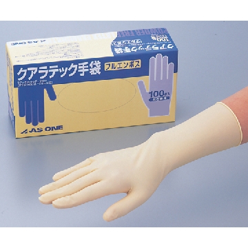 乳胶手套 L 100个/盒，1-8448-31，AS ONE，亚速旺
