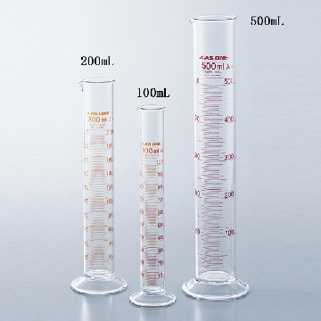 ASONE量筒 300ml 1个 附中文校准证书，1-8561-09-57，AS ONE，亚速旺