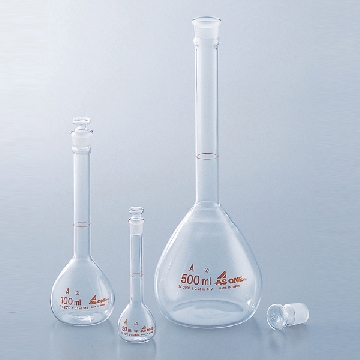ASONE容量瓶(A级)白色 50ml 1个 附中文校准证书，1-8564-05-57，AS ONE，亚速旺
