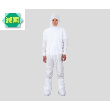 一次性防护衣 (已γ线灭菌) VGW-03L 1箱(1套/袋×20袋)，2-818-03，AS ONE，亚速旺