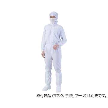 防污染兜帽连体服 (AS1403 男女通用)，4-2370-06，AS ONE，亚速旺