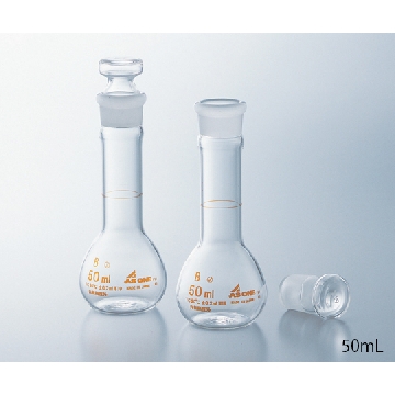 短型容量瓶(白色) 200mL(可追溯性体系图+附有检查报告)，61-9591-44，AS ONE，亚速旺