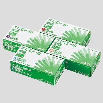 AS ONE一次性乳胶手套(指尖压花/有粉)L 1盒(100只)，8-9970-01，AS ONE，亚速旺