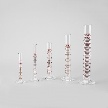 经济型量筒4201-0250N 250ml 检定证书 1个/盒，CC-4182-16-DZ，AS ONE，亚速旺