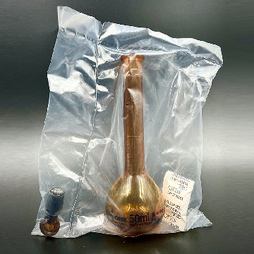 经济型棕色容量瓶 4212-0200-15N(A级附检测合格证书) 200ml 1个/盒，CC-4186-16-DZ，AS ONE，亚速旺