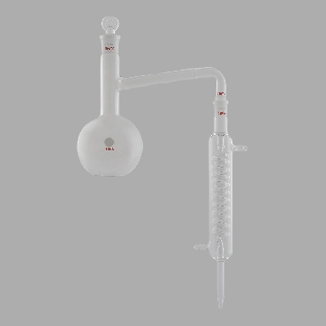 蒸馏装置 全套500ml(侧边19#磨口)含玻璃塞，CC-6687-02，AS ONE，亚速旺