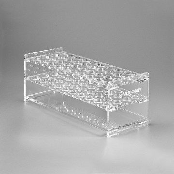 有机玻璃试管架 Ф13mm 5*10孔，CC-6713-03，AS ONE，亚速旺