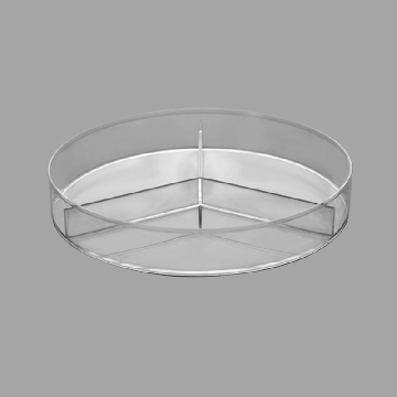 细菌培养皿，Petri Dish, 90*15mm, 4分格, PS, whithout external grip，20/包，25包/箱，PD90-4，铂杰