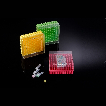 冻存盒，PP材质冻存盒，2in，81格，133*133*53mm，耐受-90℃ -121℃，30/箱，STSS-BOX5212，铂杰