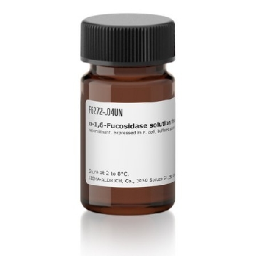 α-1,6-岩藻糖苷酶 溶液 from Elizabethkingia miricola，0.04UNIT，F6272-.04UN，Sigma