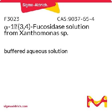 α-1→(3,4)-Fucosidase solution from Xanthomonas sp.，1VIAL，F3023-1VL，Sigma