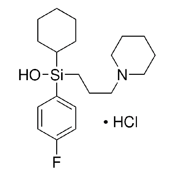 p-Fluorohexahydro-sila-difenidol hydrochloride，10MG，H127-10MG，Sigma