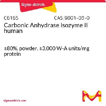 Carbonic Anhydrase Isozyme II 人，1MG，C6165-1MG，Sigma