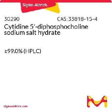 Cytidine 5′-diphosphocholine sodium salt hydrate，250MG，30290-250MG，Sigma
