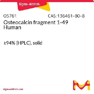 人骨钙素片段1-49，500UG，O5761-0.5MG，Sigma
