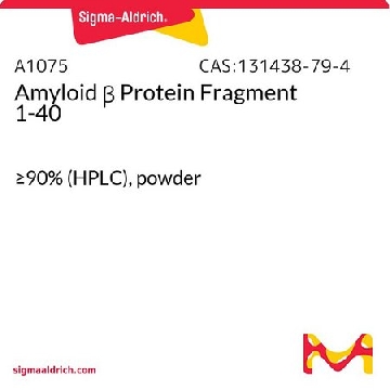 淀粉样蛋白β蛋白片段1-40，0.5MG，A1075-.5MG，Sigma