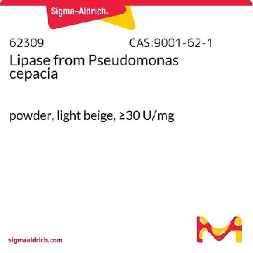 脂肪酶 来源于洋葱假单胞菌，100MG，62309-100MG，Sigma