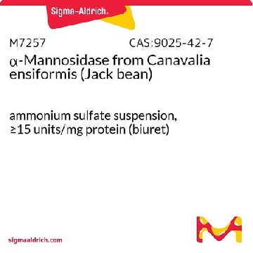 α-甘露糖苷酶 来源于洋刀豆 （刀豆），1MG，M7257-1MG，Sigma