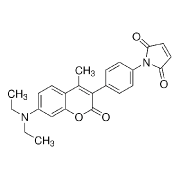 7-二乙氨基-3-（4-马来酰亚胺苯基）-4-甲基香豆素，25MG，C1484-25MG，Sigma