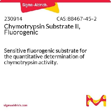 Chymotrypsin Substrate II, Fluorogenic，25MG，230914-25MGCN，Sigma