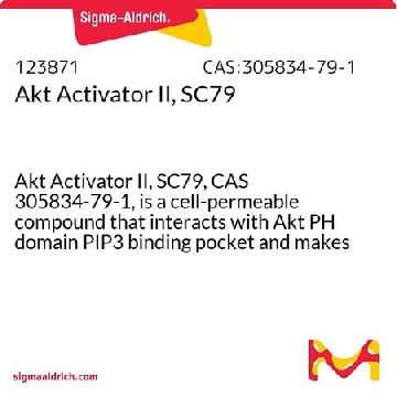 Akt活化剂II，SC79，25MG，123871-25MGCN，Sigma