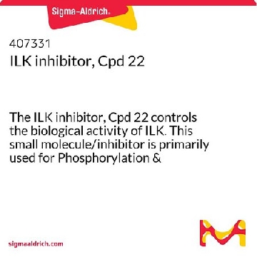 ILK抑制剂，Cpd 22，5MG，407331-5MGCN，Sigma