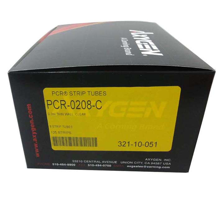 0.2mlPCR薄壁管（八排），125条/10包/箱，PCR-0208-C，Axygen，爱思进