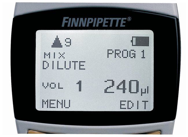 Finnpipette Novus 1-10 µl中文版本单道电动移液器，Thermofisher，赛默飞世尔