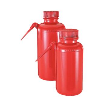UnitaryTM安全洗瓶，红色低密度聚乙烯瓶体/装管；聚丙烯螺旋盖，500ml容量，4/箱，DS2408-0500，Nalgene，Thermofisher，赛默飞世尔