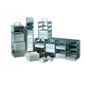 水平冻存盒架，不锈钢，搁板数12，2/箱，5038-4322，Nalgene，Thermofisher，赛默飞世尔