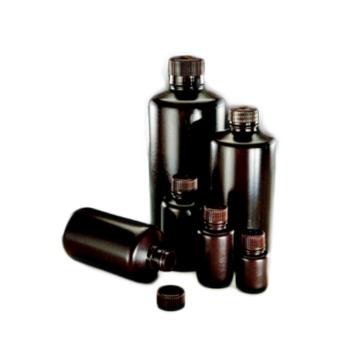 琥珀色窄口包装瓶，琥珀色高密度聚乙烯，250ml容量，250/箱，312085-0008，Nalgene，Thermofisher，赛默飞世尔