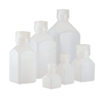有刻度的方形瓶，高密度聚乙烯，1000ml容量，50/箱，312018-1000，Nalgene，Thermofisher，赛默飞世尔