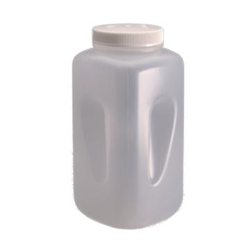 大广口方形瓶，聚丙烯；白色聚丙烯螺旋盖，4L容量，6/箱，2122-0010，Nalgene，Thermofisher，赛默飞世尔