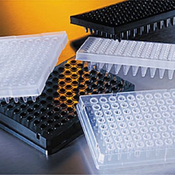 96孔PCR板，透明，高裙边，10个/包/5包/箱，TGOLD,PCR PLT,96W,ES,CLR,PP,NO LID,NS,BK,10/50，型号3754，Corning，康宁