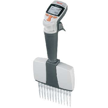 Finnpipette Novus 1-10 µl (micro-tip)*12道电动移液器, 含通用型插头充电器, CE 认证，Thermofisher，赛默飞世尔