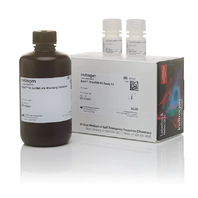 QUBIT 1X DSDNA HS，检测试剂盒，500assays/盒，Thermofisher，赛默飞世尔