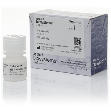 Transfer SKU PROTEINASE K (100MG/ML) PGX 500 RXNS，A25561，赛默飞世尔