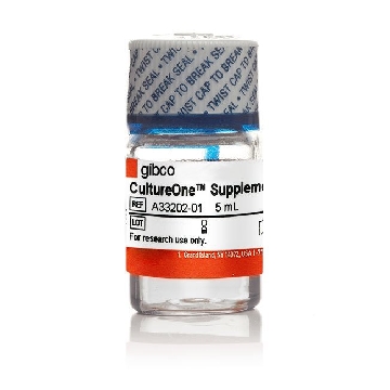 CULTUREONE™ SUPPLEMENT 100X 5ML，A3320201，Invitrogen