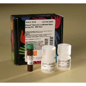 GAUSSIA LUCIFERASE GLOW ASSAY KIT, 100 REACTIONS，16160，赛默飞世尔