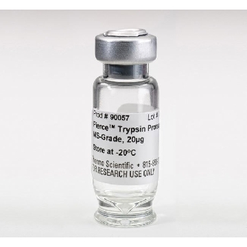 PIERCE TRYPSIN PROTEASE MS GRADE, 5 X 20 UG，90057，赛默飞世尔