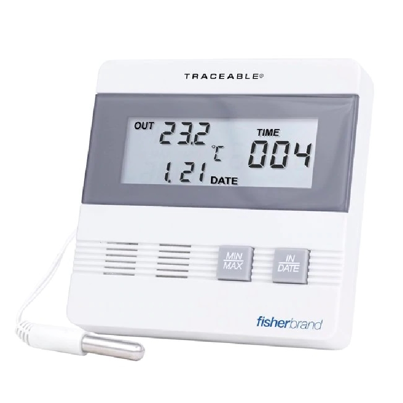 带时间日期高低温记忆功能的温度计，T_70115077976，FisherBrand，Thermofisher，赛默飞世尔